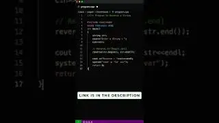 Reverse a String in C++  