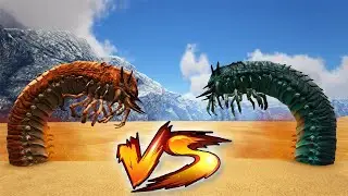ALPHA DEATHWORM VS ICEWORM QUEEN | Ark Battles | Thyrulous