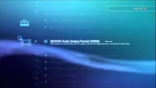 ONKYO AVR AV Home Cinema Receiver - OSD Setup of PS3 (old FAT Version)