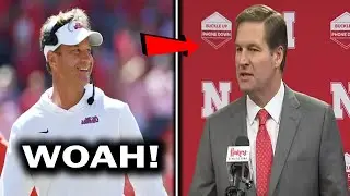 Lane Kiffin is Leaving Ole Miss to go to Nebraska?! Holy Crap!