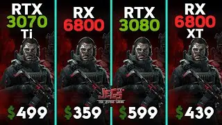 RTX 3070 Ti vs RX 6800 vs RTX 3080 vs RX 6800 XT | Ryzen 5 7600 | Tested in 15 games
