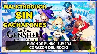 Misión  Corazón del rocio - Sumeru - Genshin Impact 3.6