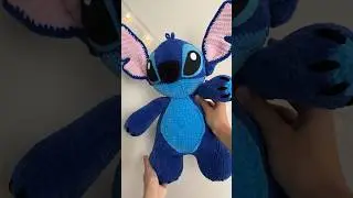 Crochet Stitch💙 Amigurumi🧶 Стіч гачком із плюшевої пряжі
