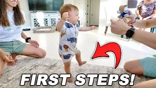 Caught On Camera.... Baby Neymar Started WALKING!!