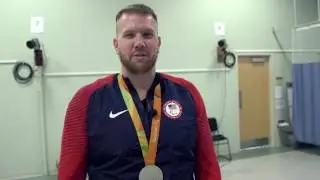 Goalball throwing with a Paralympic silver medalist