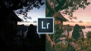 How to edit like @allaboutwanderlust_ Lightroom tutorial For Instagram Travel Photos, Sunset edit