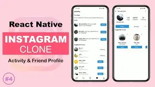 Instagram Clone React Native | #4 - Activity Screen