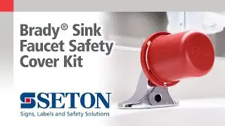 Brady® Sink Faucet Safety Cover Kit for Restroom Social Distancing | Seton Videos