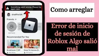 Cómo solucionar el problema de inicio de sesión en roblox