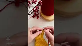 Как вязать в 3 нити от одного клубка?