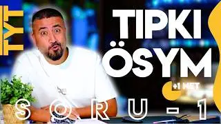 Soru 1 | Tıpkı ÖSYM Matematik Soru Çözümü | Derece Özel