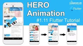 FLUTTER Tutorial - HERO Animation - The Complete Flutter Beginner’s Course | #11