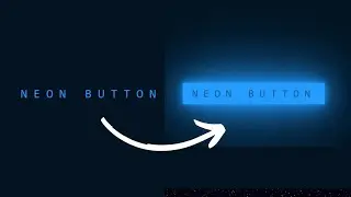 How to Create Neon Light Button with Html And CSS