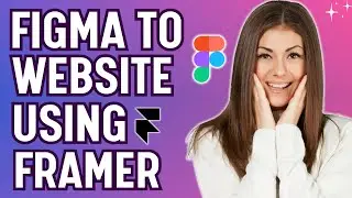 How to Convert Figma Design to Website Using Framer (Portfolio Creation l Figma to Framer)