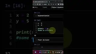 arithmetic operators python tamil #python #shorts