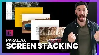 Parallax Stacking Screens in Elementor | Sticky Top Scrolling in Wordpress