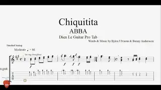 Abba - Chiquitita - Guitar Tabs
