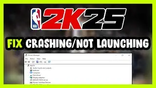 How to FIX NBA 2K25 Crashing / Not Launching!