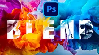 Photoshop Quick Tutorial | How to Blend Text with Image in Photoshop  2024