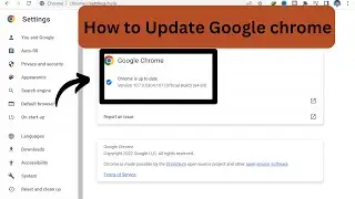 How to update google chrome | Two methods