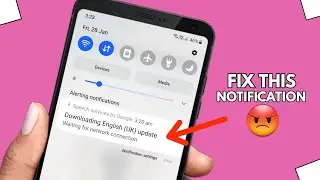 How to stop downloading English ( Uk ) update notification by speech services