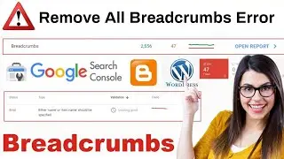 Breadcrumbs Error How to Fix | Breadcrumbs Error Blogger