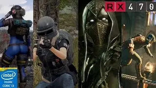 RX 470 + I3 1010F. Test in 5 games. Medium-high settings.