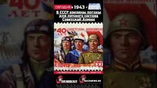 Сегодня, 6 января , в этот день   В СССР введены погоны для личного состава Советской Армии