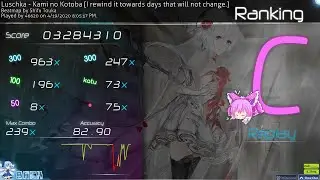 osu! | Kami no Kotoba | 82.90% (C)