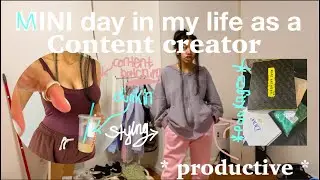 MINI Content creator day in my life