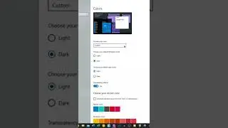 Change to dark mode in Windows 10