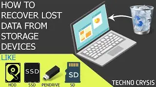 HOW TO RECOVER LOST DATA FROM YOUR STORAGE DEVICES