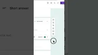 Learn how to set rules for your Google Forms questions ✅ #Shorts