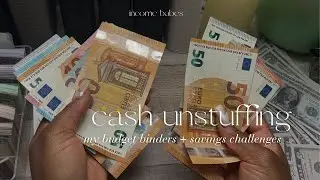 WHOA! CASH UNSTUFFING Build A Farm Binder, Coffee Binder + Mini Savings Challenges