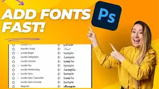 How to ADD Fonts to Photoshop 2025 | Easy Step-by-Step