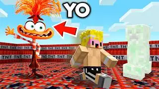 Trolleé a Mi Amigo con ANSIEDAD de Intensamente 2 en Minecraft