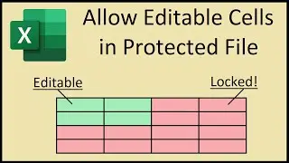 Allow Editable Cells in a Protected Excel File