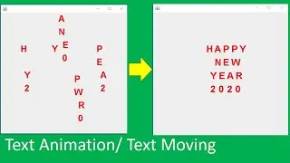 simple text animation/ text moving application [Text animate on jFrame] in java with source code