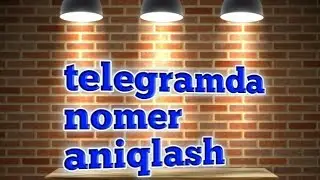 TELEGRAMDA LUBBOY ODAMNI NOMERINI ANIQLASH SIRI NOMER ANIQLASH 100%