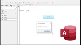 VBA code insert  button VBA without duplicate values  in MS Access VBA with source code