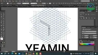 How to create YM logo in illustrator