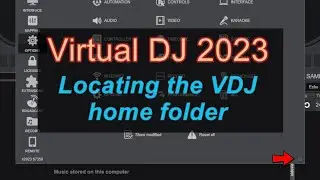 VDJ2023 - Locating the VDJ home folder