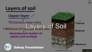 Layers of Soil, General Science Lecture | Sabaq.pk