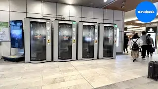 I Used a SLEEP POD inside a Train Station in Tokyo Japan