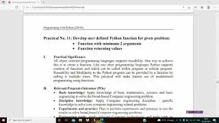 User defined functions in python |Function returning arguments | Exp 11