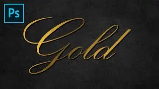 How to Create Gold Foil Effect in Adobe Photoshop