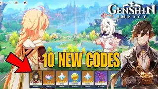 NEW* GENSHIN IMPACT NEW 10 REDEEM CODES AUGUST 2024 | GENSHIN IMPACT ACTIVE 10 NEW REDEEM CODES 2024