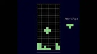 Tetris made with pygame