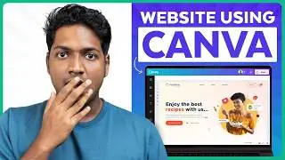 How to Make a Website Using Canva for FREE 🤩| 2024