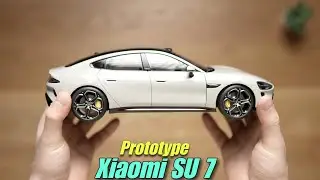 Xiaomi Mi SU7 Car Prototype Model Unboxing